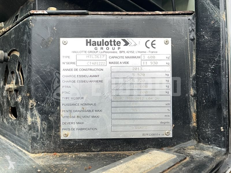 Carretilla telescópica Haulotte