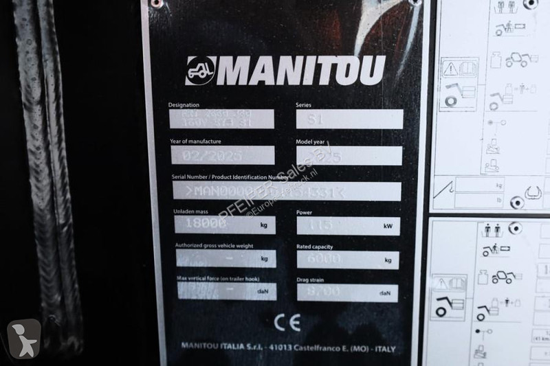 Verreiker Manitou MRT2660 360 160Y ST5 S1 Valid...