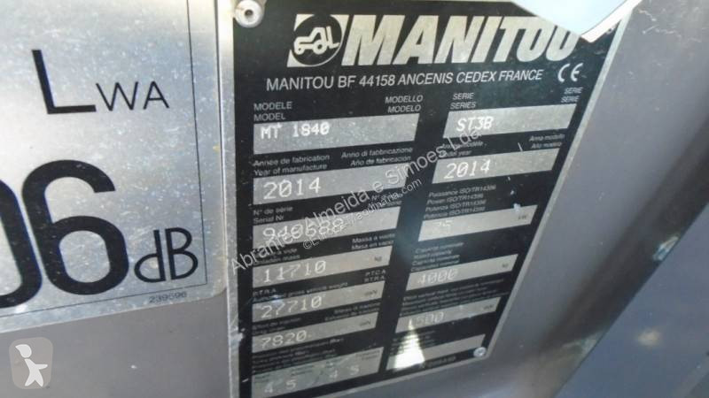 Empilhador telescópico Manitou