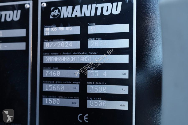 Verreiker Manitou MT935 75D ST5 S1 Valid...