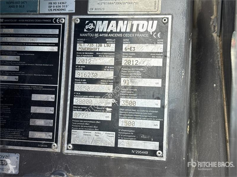 Телескопічний навантажувач Manitou...