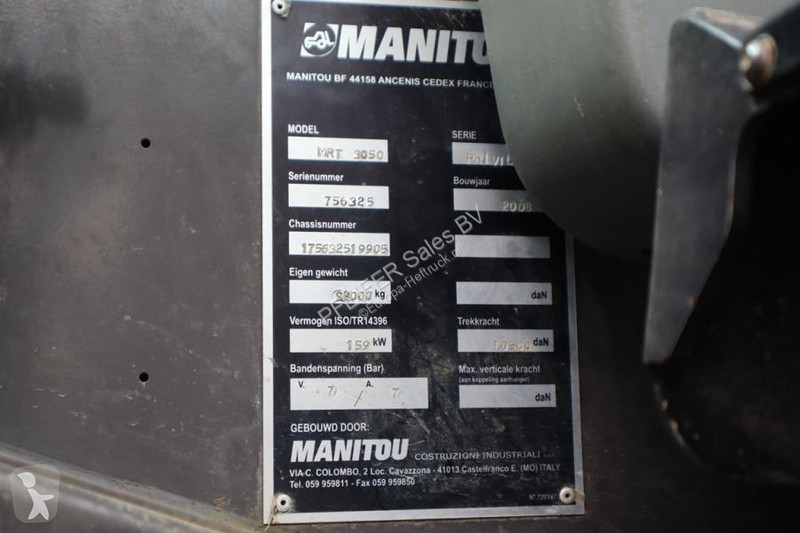Teleskopický manipulátor Manitou MRT3050...