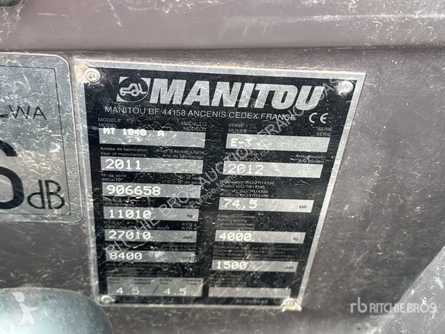 Carretilla telescópica Manitou