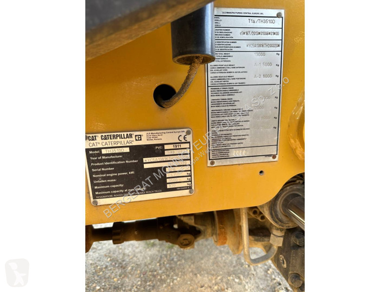 Chariot télescopique Caterpillar TH3510D