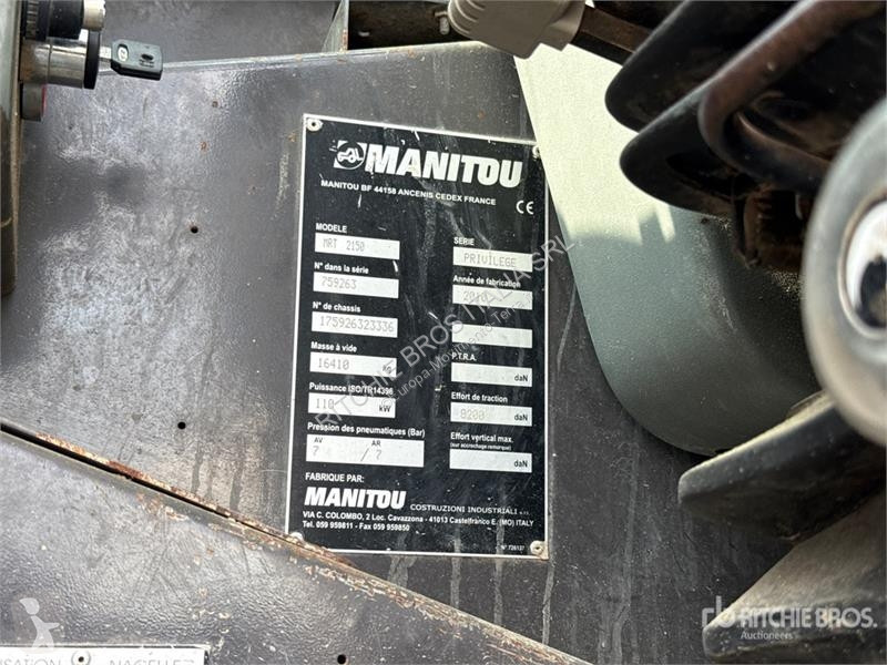 Телескопічний навантажувач Manitou MRT2150...