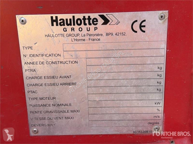 Телескопічний навантажувач Haulotte HLT4017