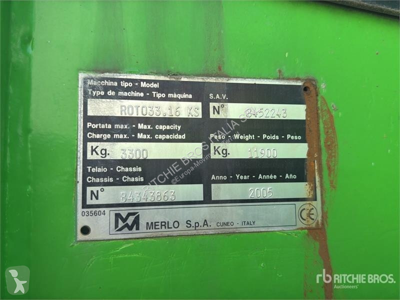 Телескопічний навантажувач Merlo ROTO 33.16KS