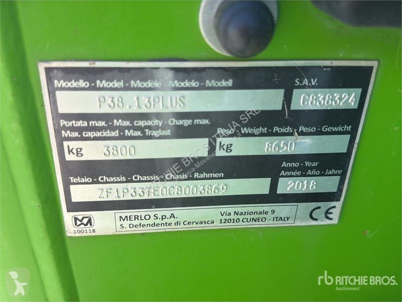 Телескопічний навантажувач Merlo P38.13PLUS