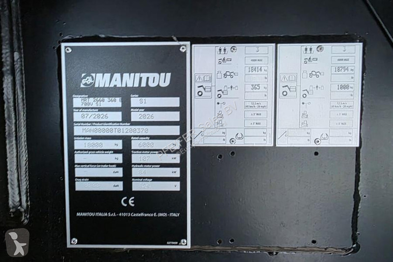 Verreiker Manitou MRT2660 360E 100% Electric 65...