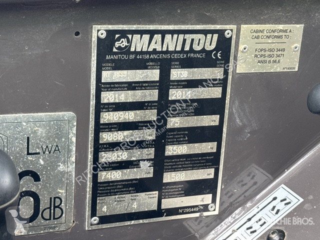 Verreiker Manitou  MT1335