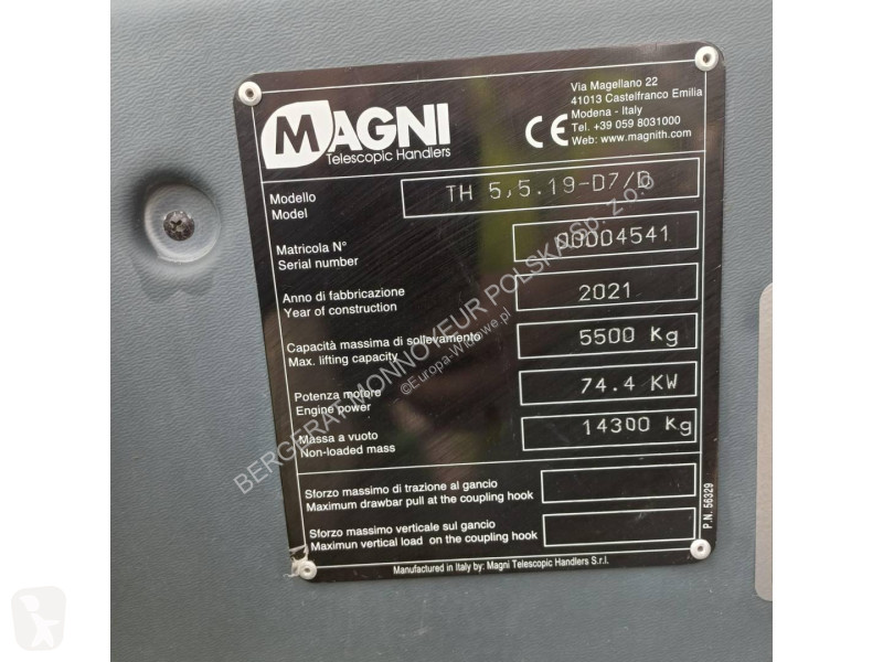 伸缩臂叉车 Magni 5,5.19-D7/D