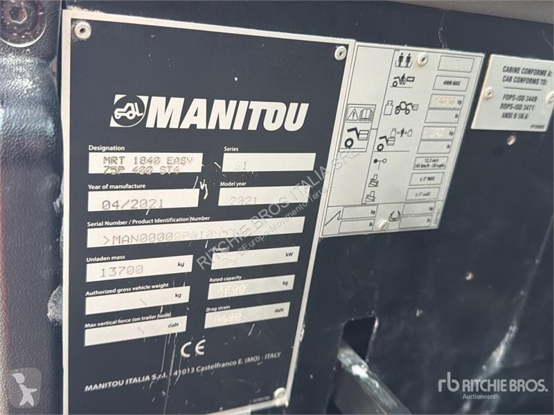 伸缩臂叉车 Manitou MRT1840