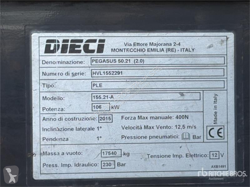 伸缩臂叉车 Dieci 50.21 Telehandler