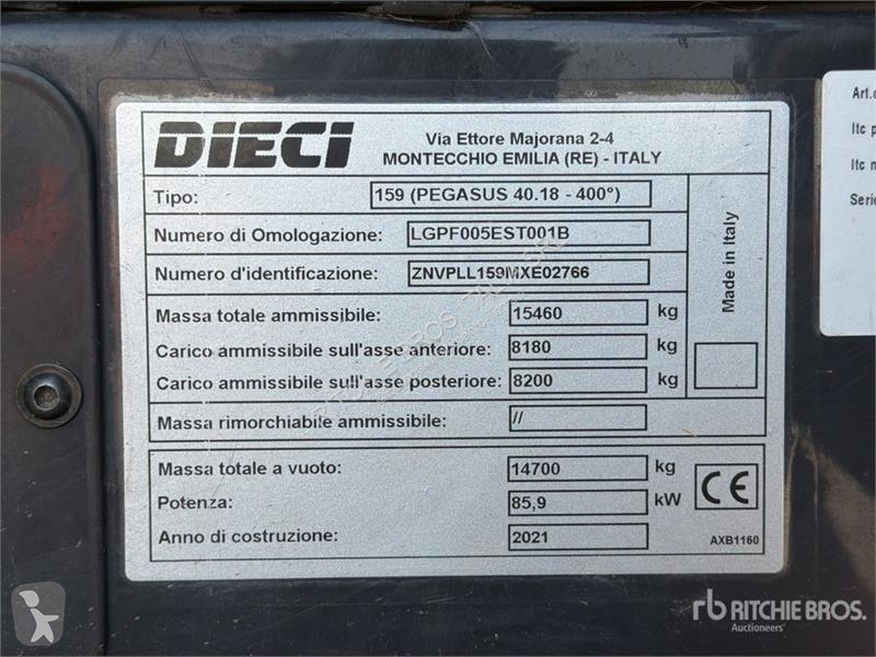 رافعة شوكية تلسكوبية Dieci 40.18 Telehandler