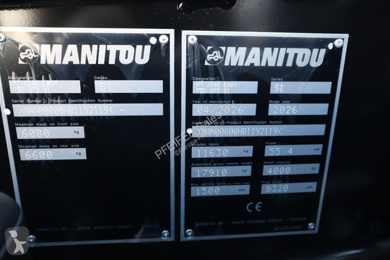 Teleskopický vozík Manitou Easy 75D ST5 S1...