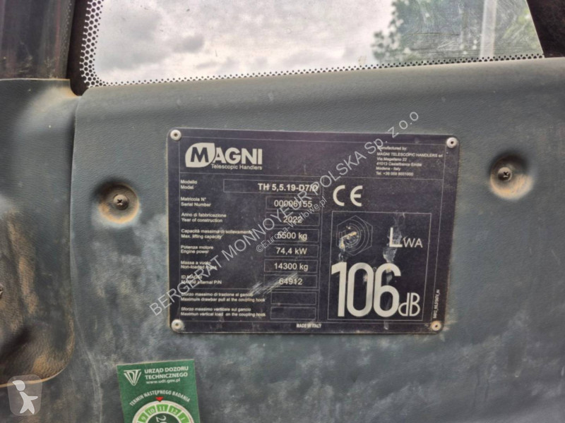 Teleskopický vozík Magni 5,5.19-D7/D
