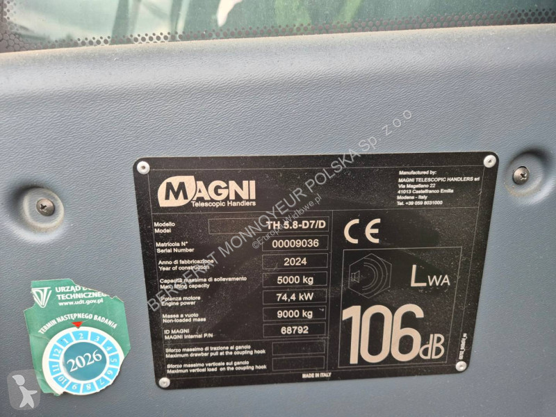 Teleskopický vozík Magni 5.8-D7/D