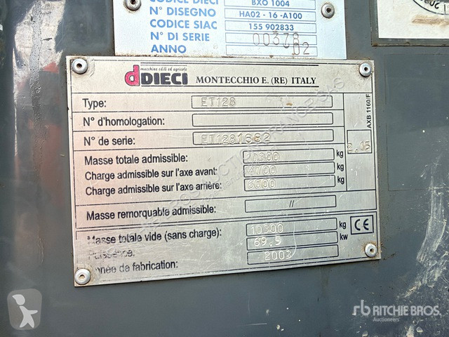 Empilhador telescópico Dieci 35.12