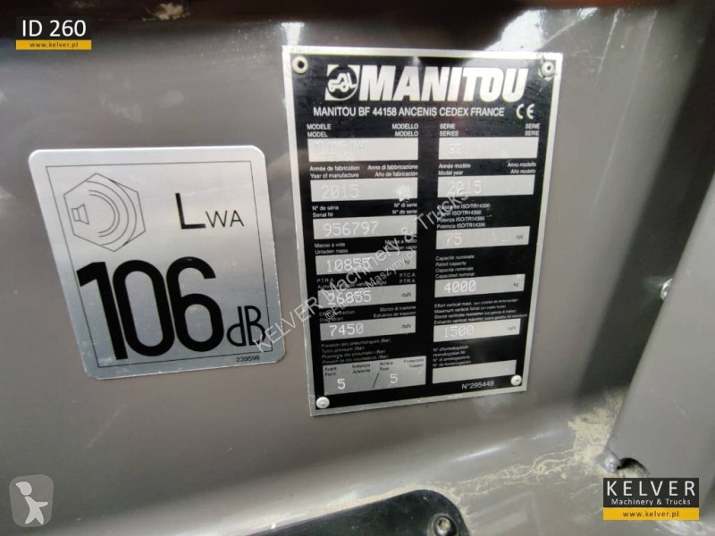 Încărcător telescopic Manitou S2 * 110KM *...