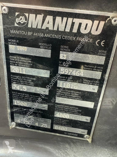 Chariot télescopique Manitou