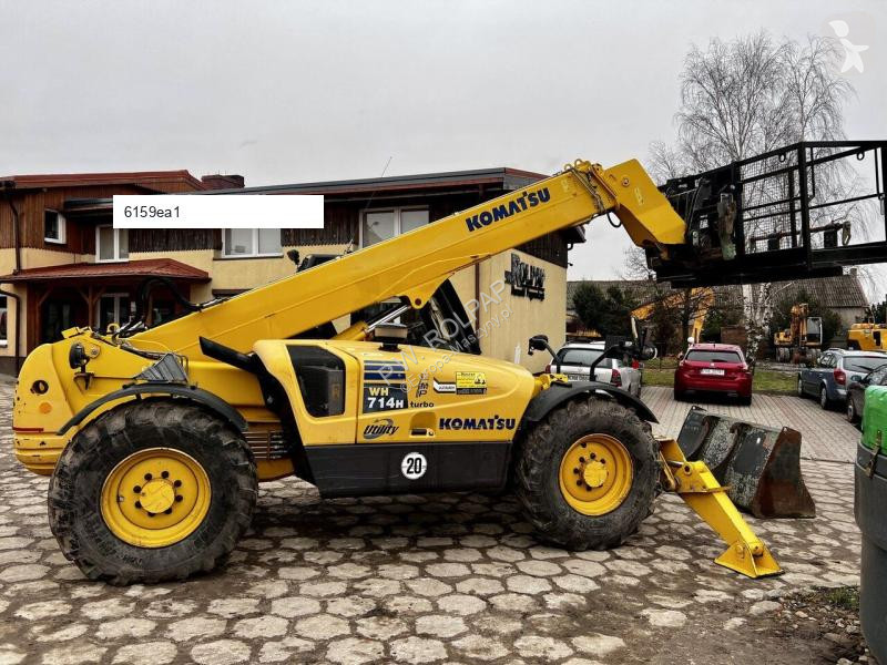 رافعة شوكية تلسكوبية Komatsu WH714 H kosz
