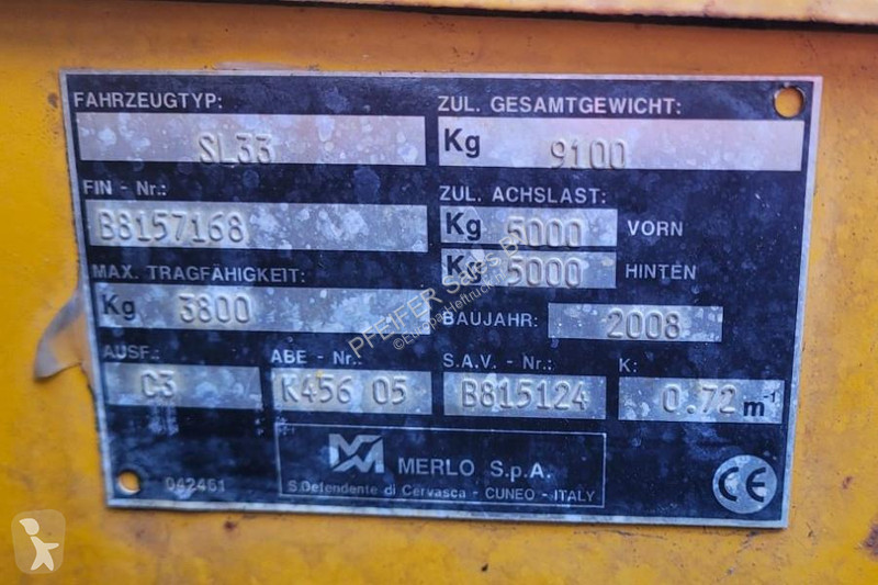 Verreiker Merlo P38.13 As-Is, Non working,...