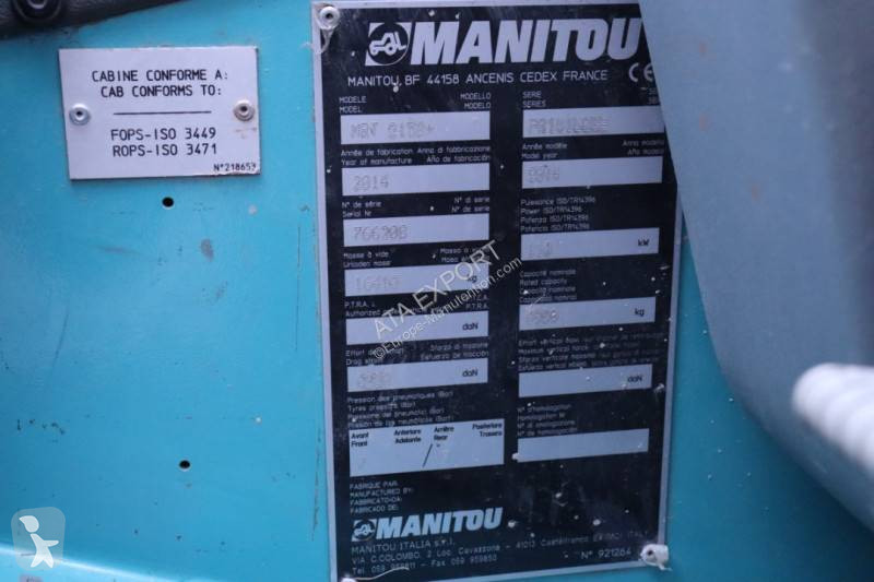 Teleskopický manipulátor Manitou