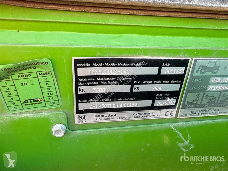 Телескопічний навантажувач Merlo TF38.10CS-140