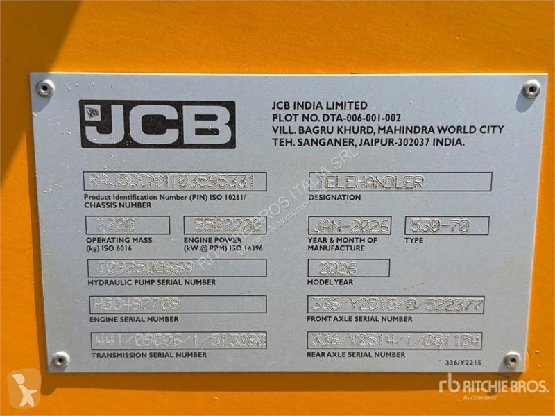 Телескопічний навантажувач JCB 530-70