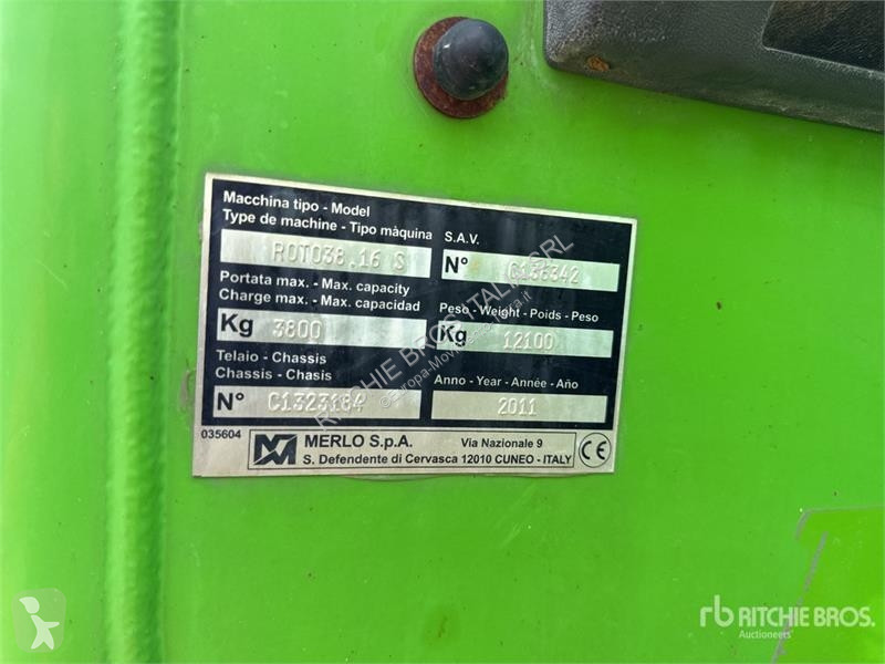 伸缩臂叉车 Merlo ROTO 38-16S Telehandler