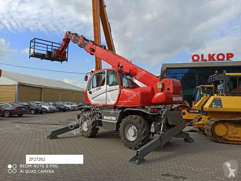 Încărcător telescopic Manitou MRT 2150 Znak CE