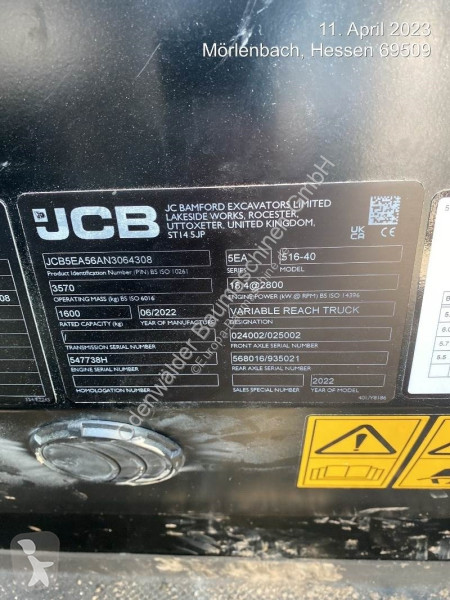 Încărcător telescopic JCB 516-40