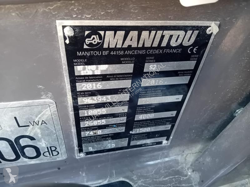 رافعة شوكية تلسكوبية Manitou