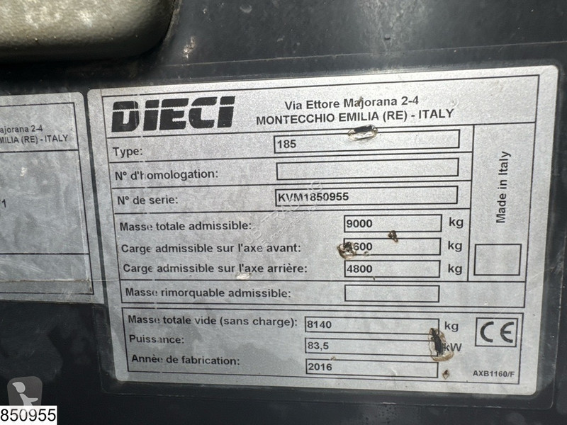 Teleszkópos targonca Dieci 185 3180 hr, 83,5...