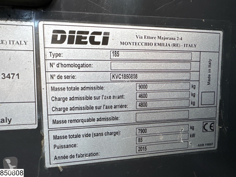 Carretilla telescópica Dieci 185 85 kW, 3350...