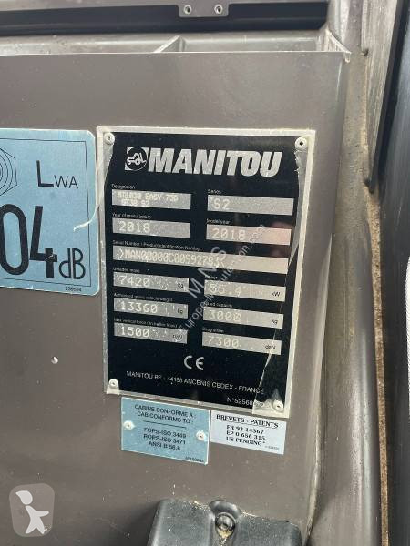 Chariot télescopique Manitou MT 1030 EASY
