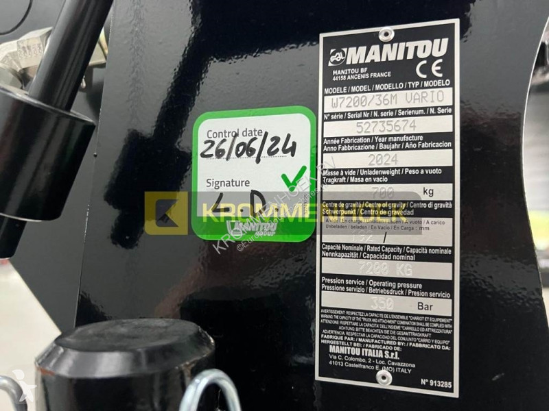 Verreiker Manitou W7200/36M - Vario Vario winch...