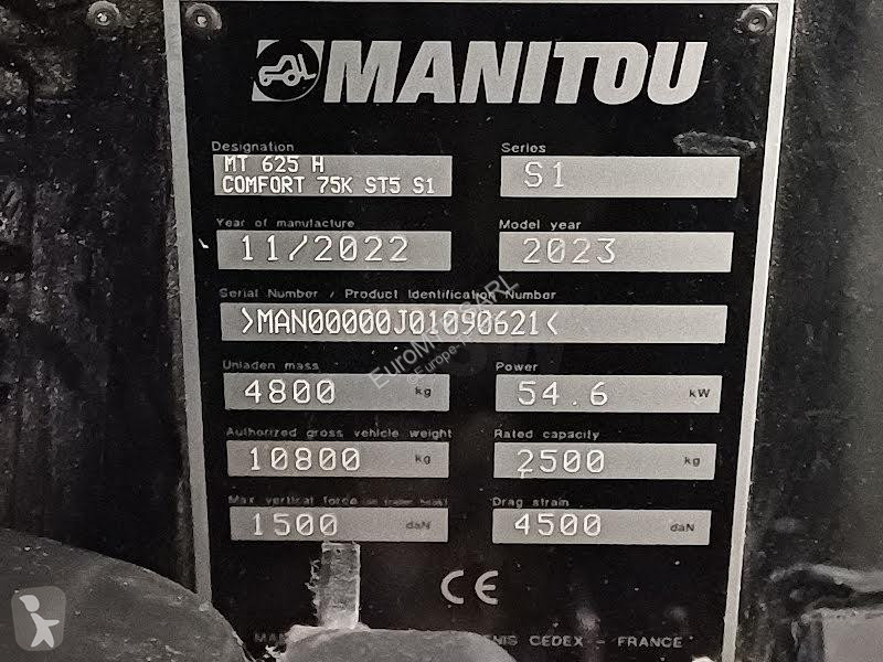 Teleskopický manipulátor Manitou MT625 COMFORT...