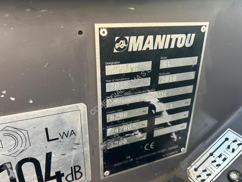 Carretilla telescópica Manitou  MT 1335 EASY