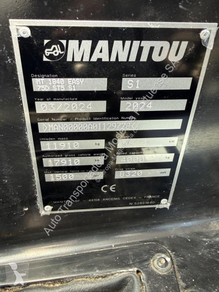 Chariot télescopique Manitou