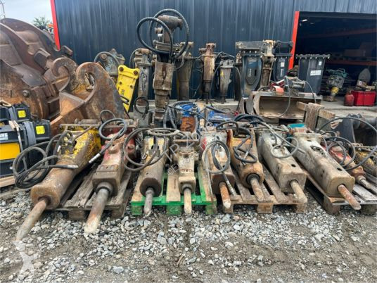 Aanbouwstukken voor bouwmachines