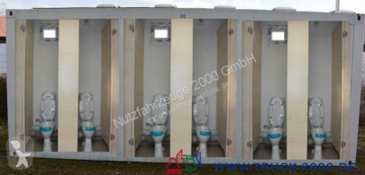 Vägbyggmaterial Sanitär-Toilettencontainer 6 WC + 4 Waschbecken övriga material ny