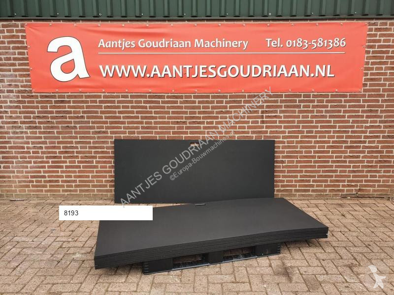 Equipamientos maquinaria OP Kunststof rijplaat