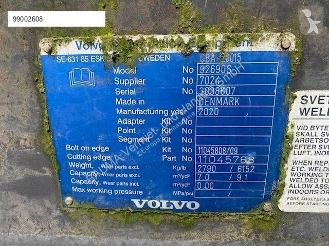 Stavební vybavení Volvo 3.0 m Leichtgutschaufel...