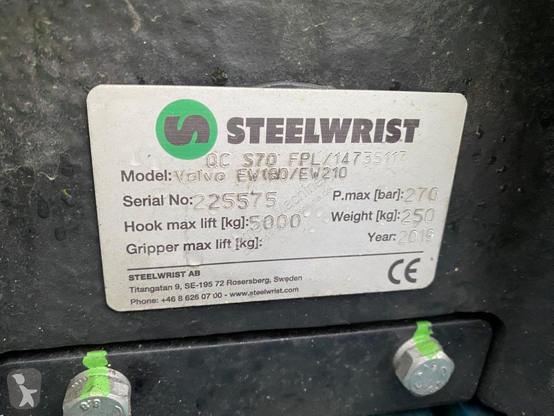 Vybavenie stavebného stroja  QC S70 (OQ70)