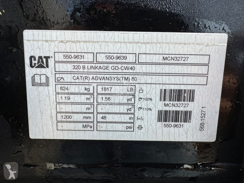 Aanbouwstukken voor bouwmachines Caterpillar...