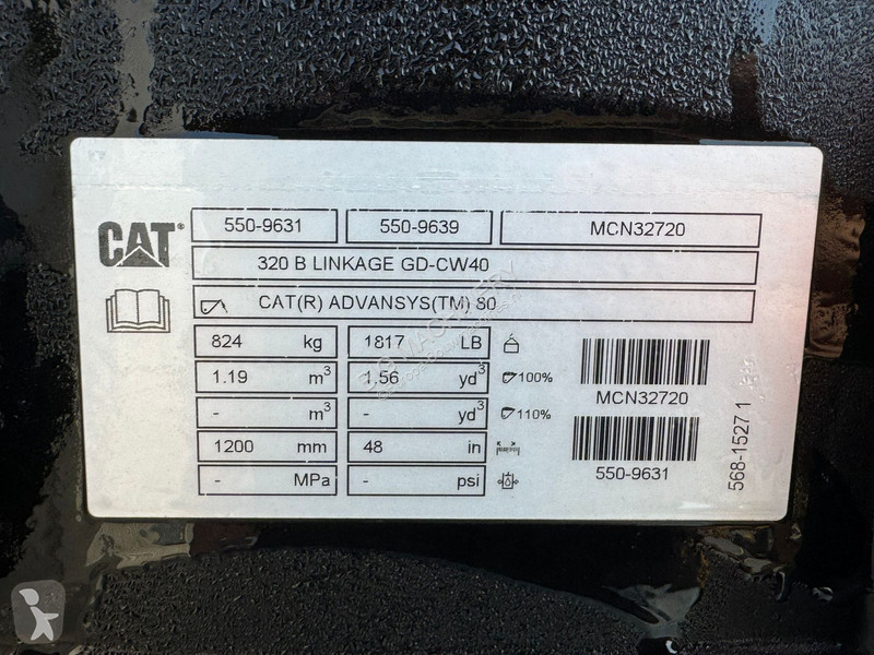 Bygg-anläggningsutrustningar Caterpillar CW40...
