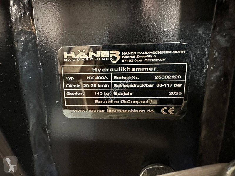 Aanbouwstukken voor bouwmachines  HX400A