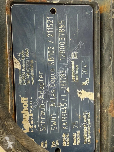 Echipamente pentru construcţii Atlas Copco SB102