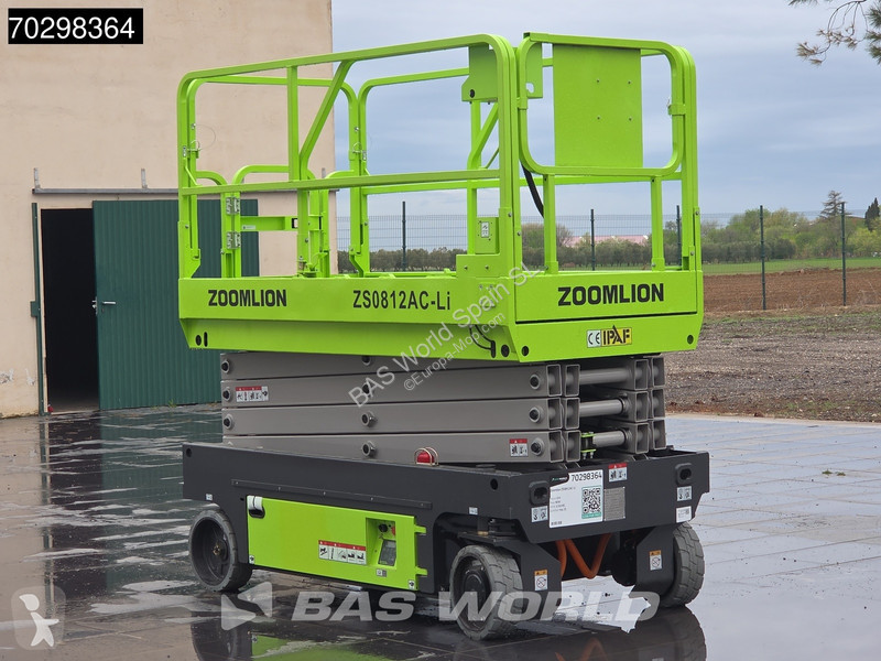 Vybavenie stavebného stroja  ZS0812AC-Li 8 M -...